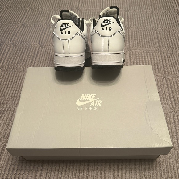 Nike Air Force 1 ‘07 Men's size 12 - White and Black Sneakers - Never been worn - Picture 6 of 6